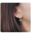 Silver Hoop Earring HO-2594